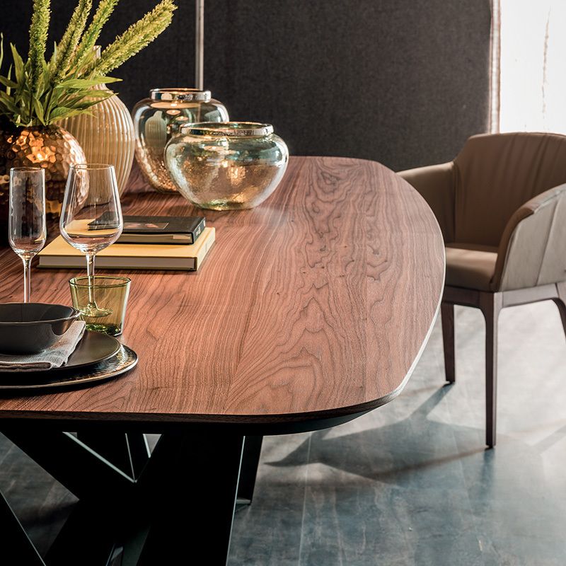 Cattelan Italia Skorpio Wood Dining Table Italian Design Interiors