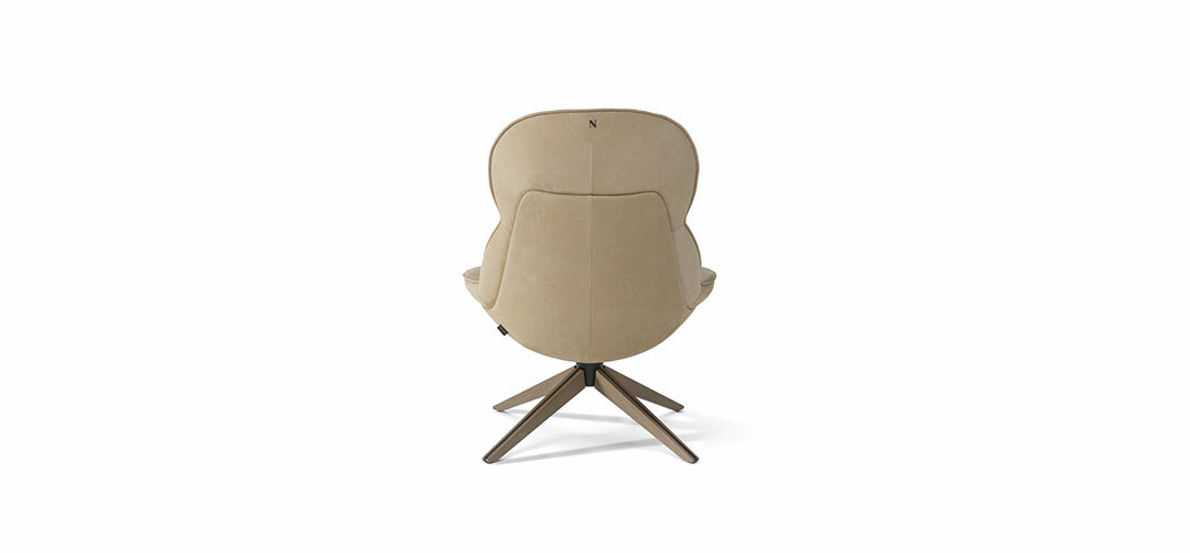 Natuzzi Italia Conca Chair Italian Design Interiors