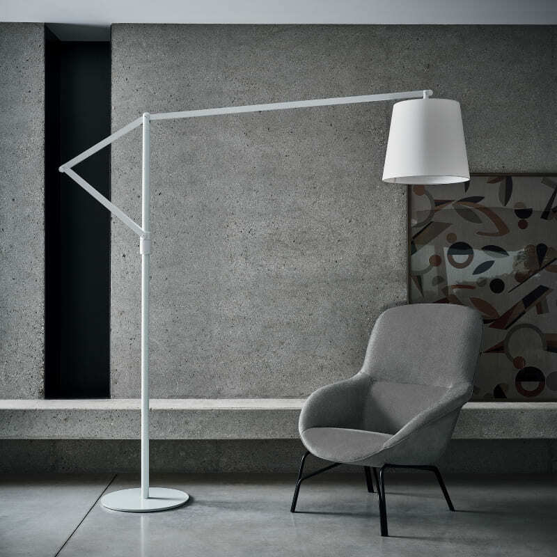 Bontempi Cloe Adjustable Floor Lamp Italian Design Interiors