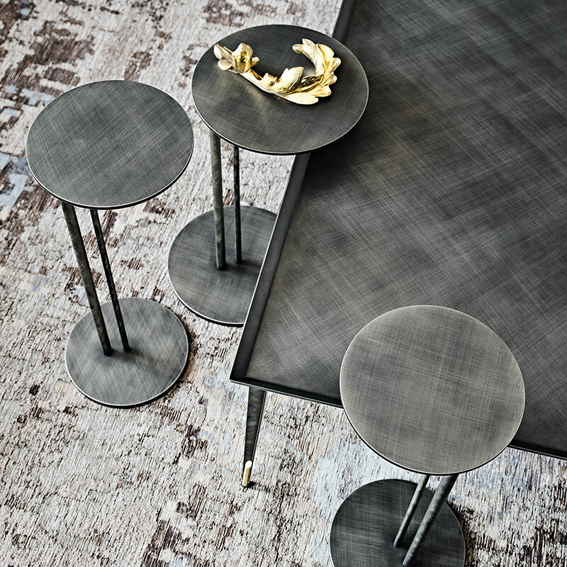 Cattelan Italia Sting Brushed End Table Italian Design Interiors