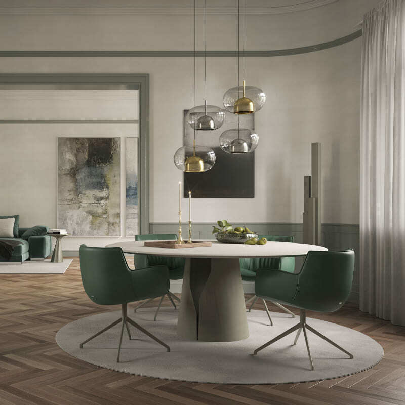 Cattelan Italia Giano Argile Dining Table Italian Design Interiors
