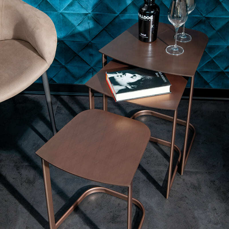 Tonin Casa Rim Side Tables Italian Design Interiors