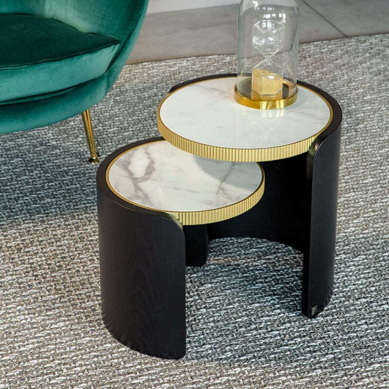 Tonin Casa Roller Modular Coffee table Italian Design Interiors