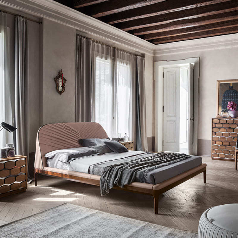 Tonin Casa Michelangelo Bed Italian Design Interiors