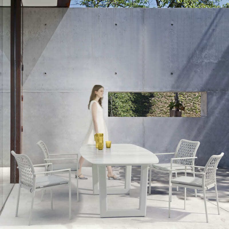 Couture Jordin Club Outdoor Dining Chair Italian Design Interiors