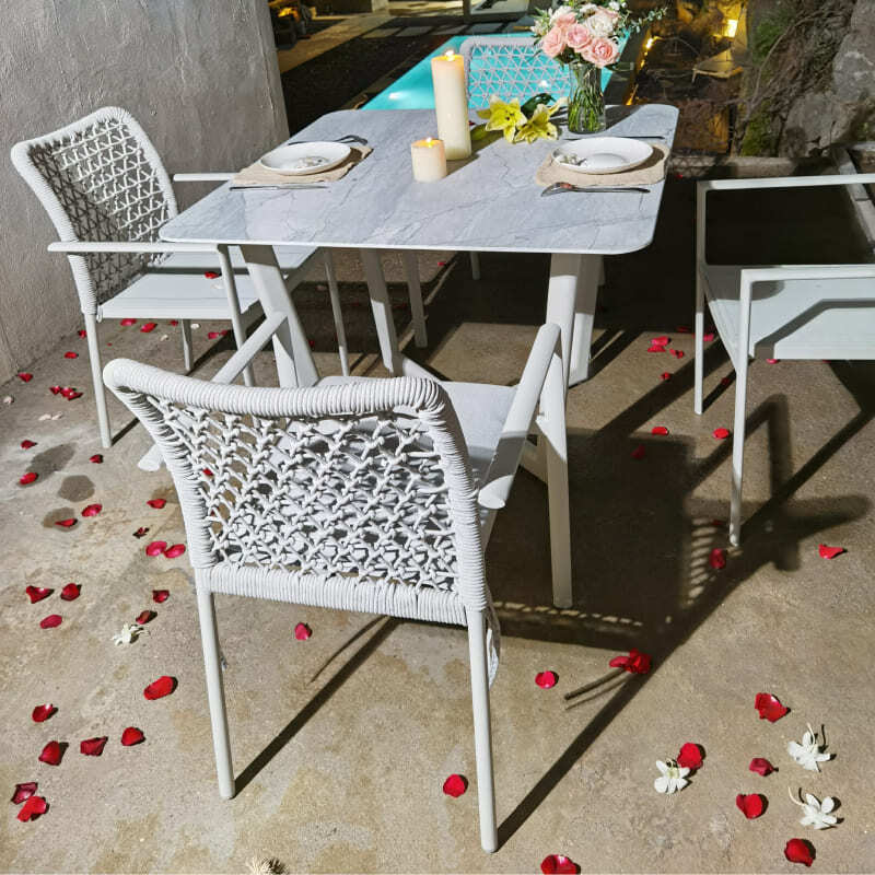 Couture Jordin Club Outdoor Dining Chair Italian Design Interiors