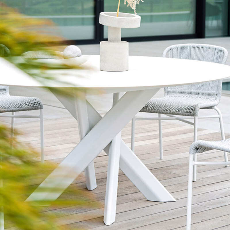 Varaschin System Star Outdoor Dining Table Italian Design Interiors