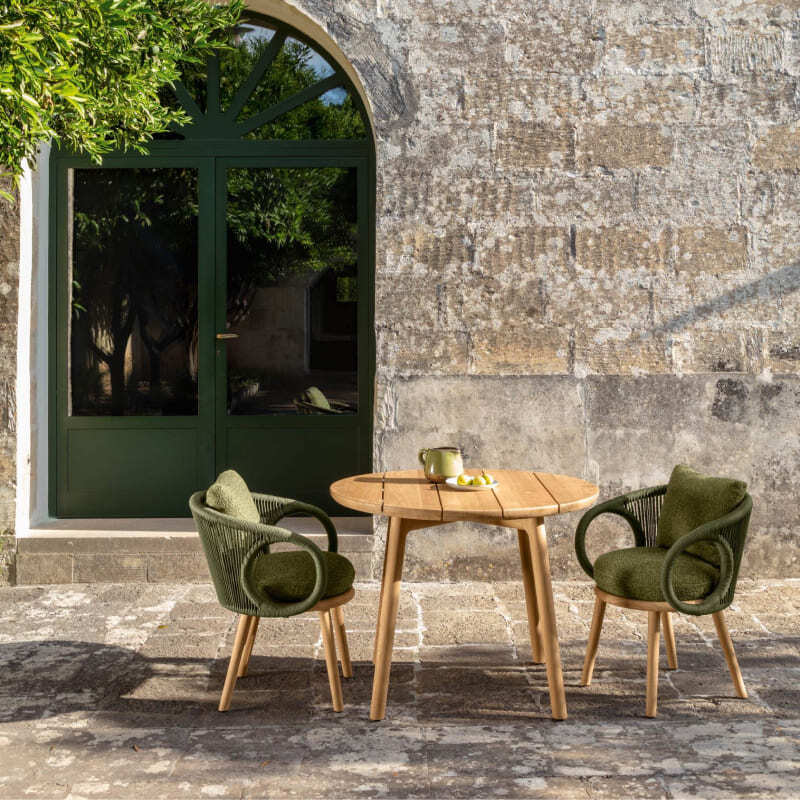 Talenti Karen Outdoor Dining Chair Italian Design Interiors