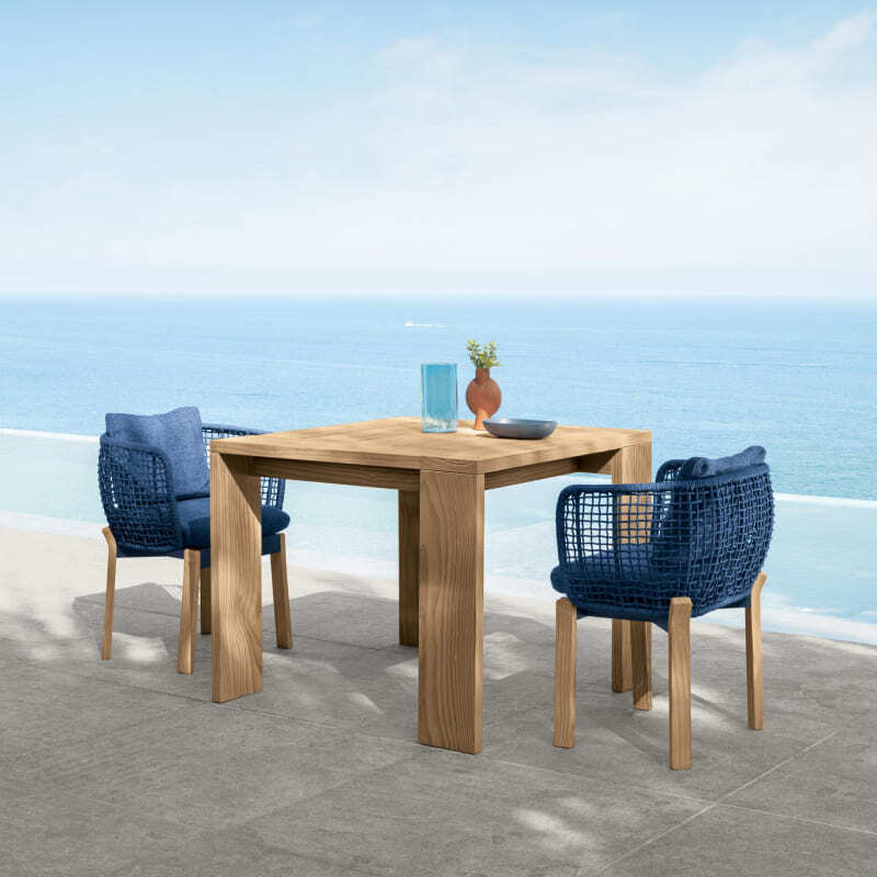 Talenti Argo Wood Outdoor Dining Chair Italian Design Interiors