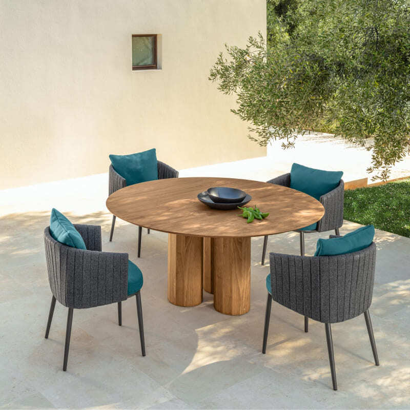 Talenti Salinas Outdoor Dining Table Italian Design Interiors
