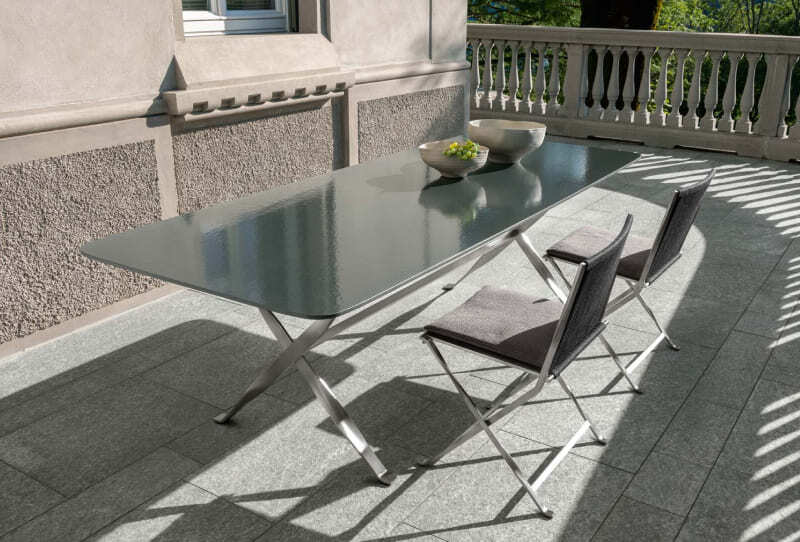 Talenti George Outdoor Dining Table Italian Design Interiors