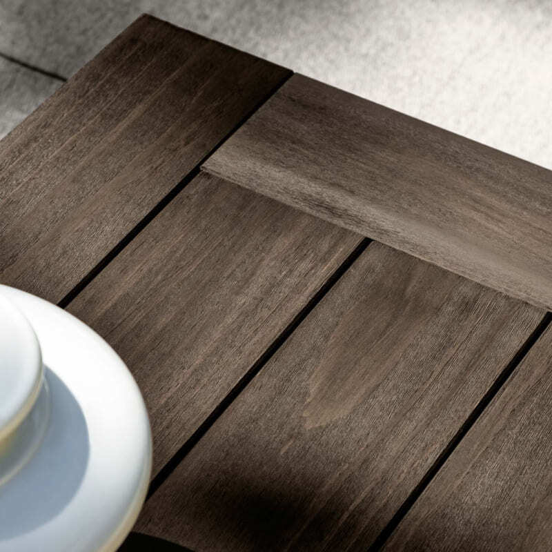 Talenti Argo Wood Outdoor Dining Table Italian Design Interiors