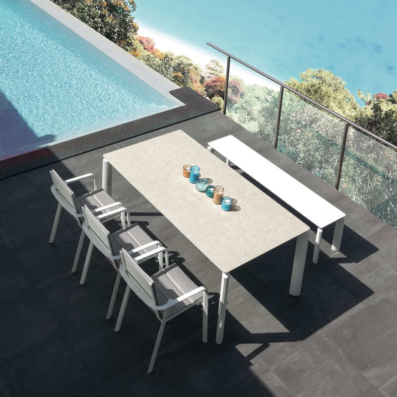 Talenti Milo Outdoor Extendable Dining Table Italian Design Interiors