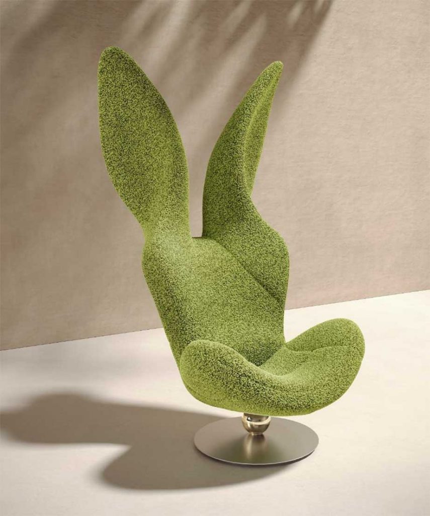 Green Rabbit by Natuzzi Italia