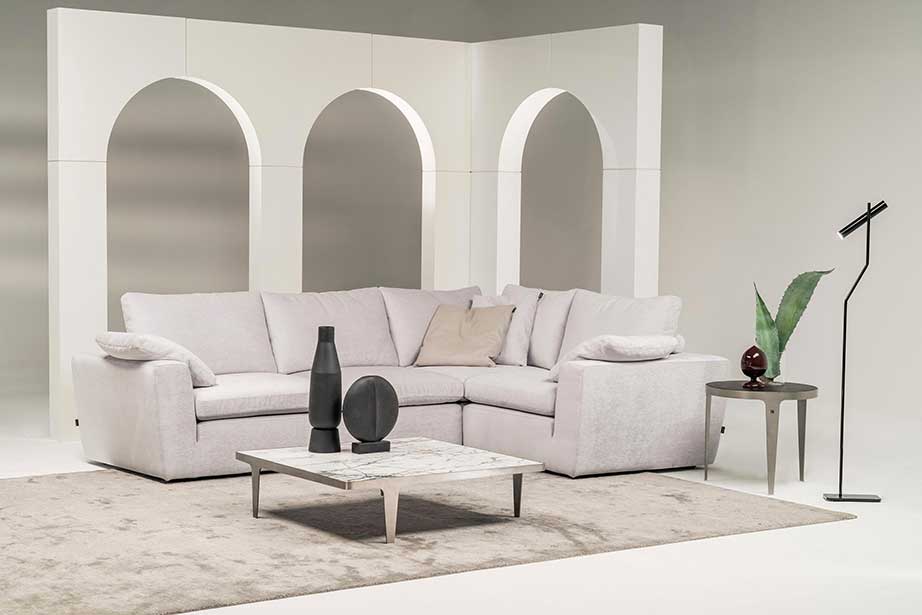 Semplice sofa sectional by Natuzzi Italia
