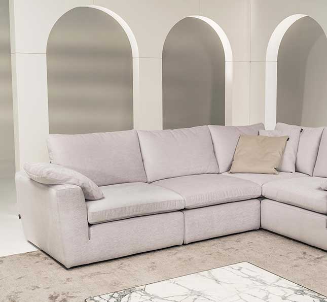 Semplice sofa sectional by Natuzzi Italia