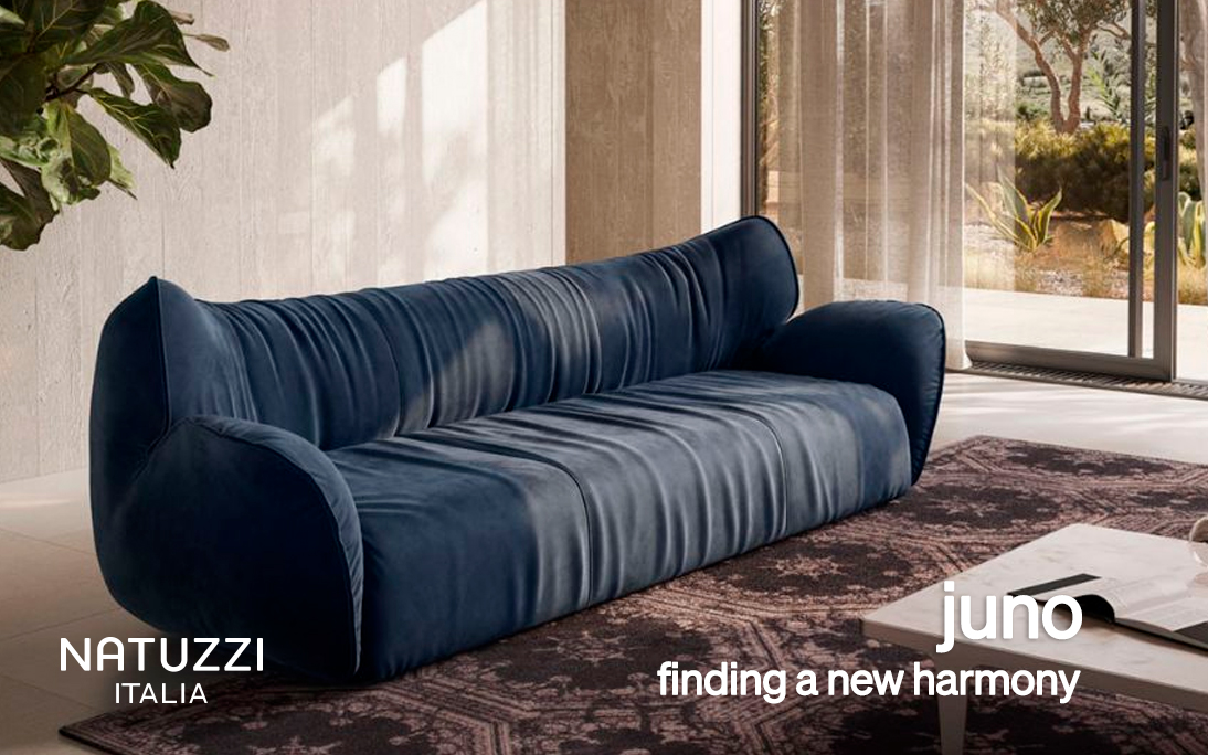 Mediterranean comfort - Juno sofa by Massimo losa Ghini