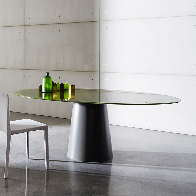 Sovet Totem dining table elliptical Italian Design Interiors