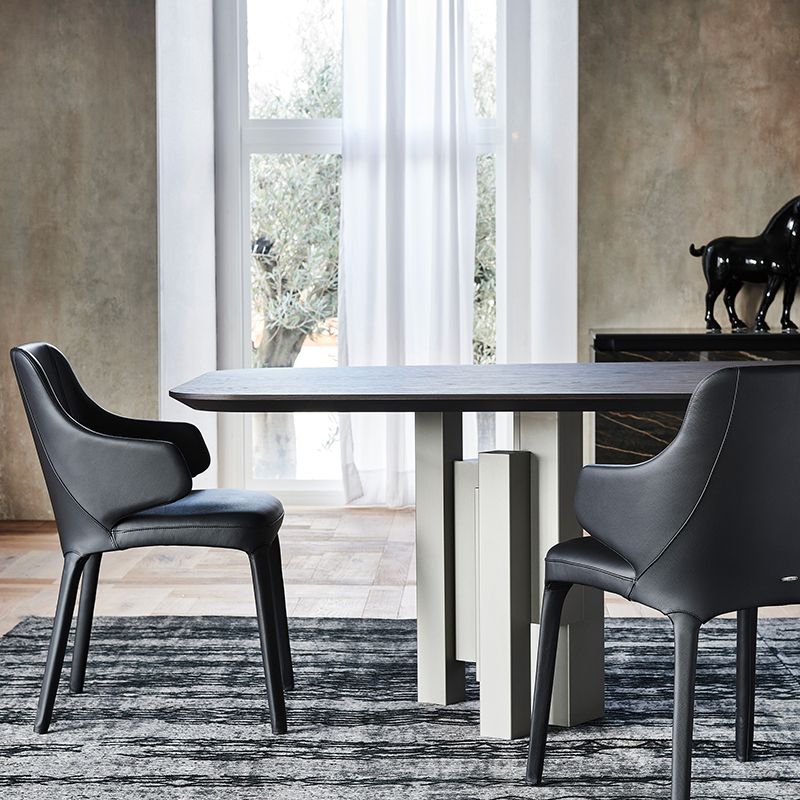 Cattelan Italia Skyline Wood Dining Table Italian Design Interiors