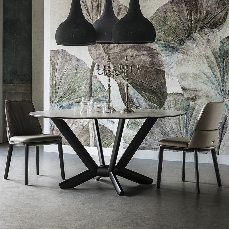 Cattelan Italia Planer Round Keramik Table Italian Design Interiors