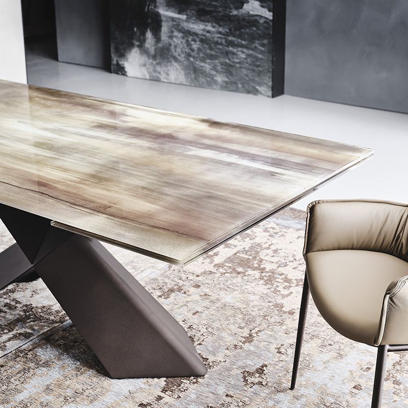 Cattelan Italia Tyron Crystalart Drive Table Italian Design Interiors