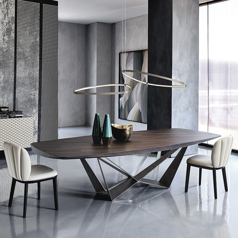 Cattelan Italia Skorpio Wood Dining Table Italian Design Interiors