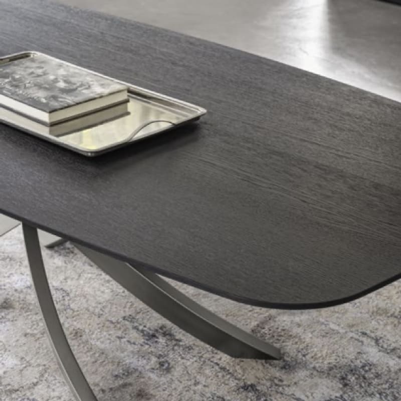 Bontempi Artistico Veneer Wood Table Italian Design Interiors