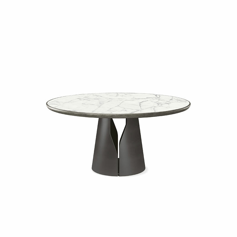 Cattelan Italia Giano Keramik Premium Round Table Italian Design Interiors