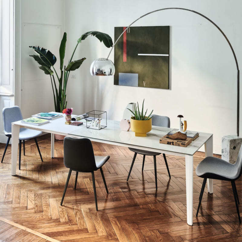 Midj Diamante Extendable Table Italian Design Interiors