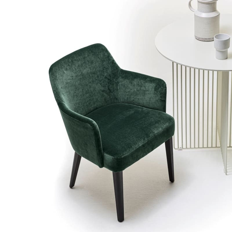 La Cividina Velour Chair Italian Design Interiors