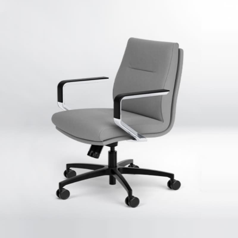 Via Seating Linate Mid Back Office Chair Italian Design Interiors