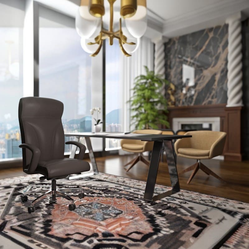 Via Seating Oslo High Back Office Chair Italian Design Interiors