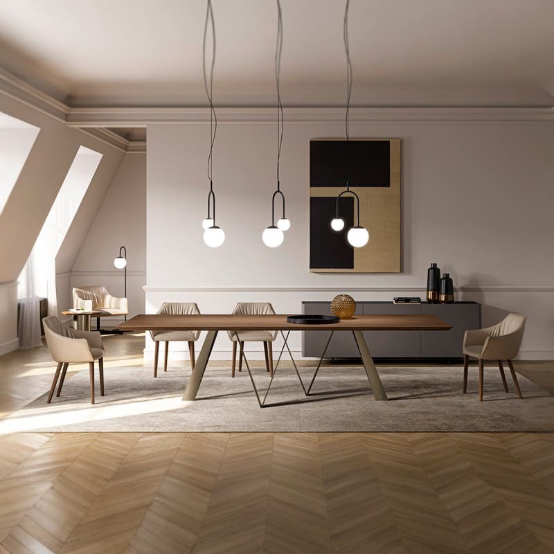 Eforma Noa Wood Dining Table Italian Design Interiors