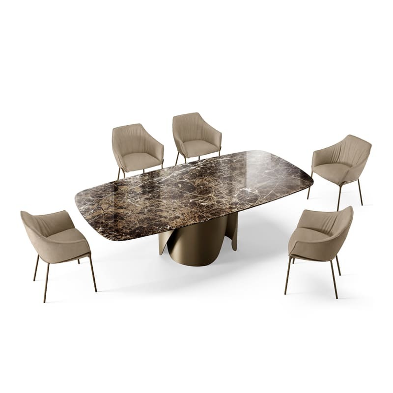 Eforma Onda Marble Dining Table Italian Design Interiors