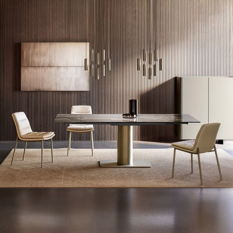 Eforma Cilindro Extendable Ceramic Table Italian Design Interiors