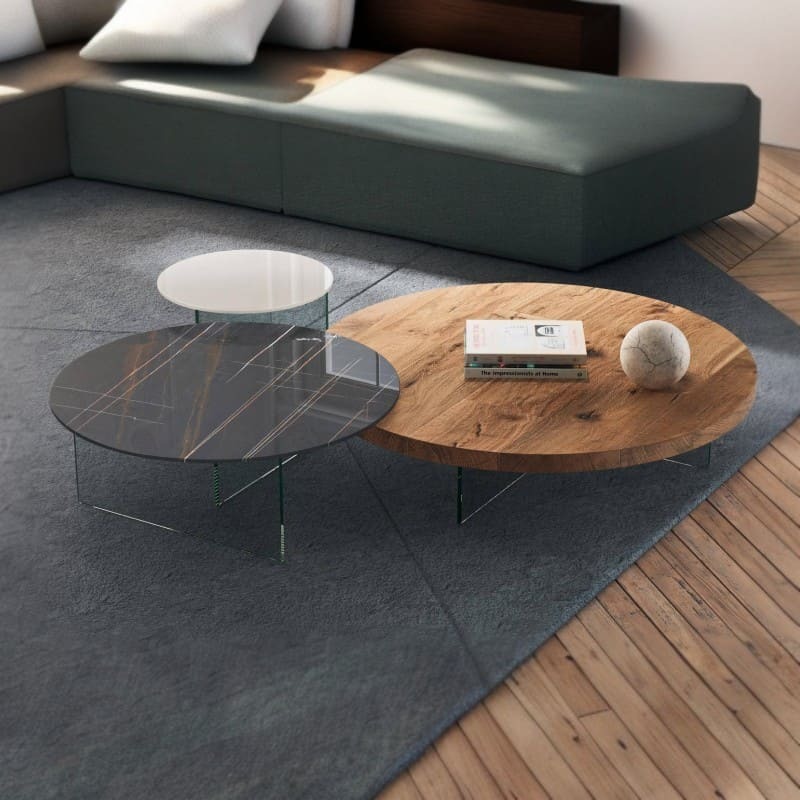 Lago Air Round Coffee Table Italian Design Interiors