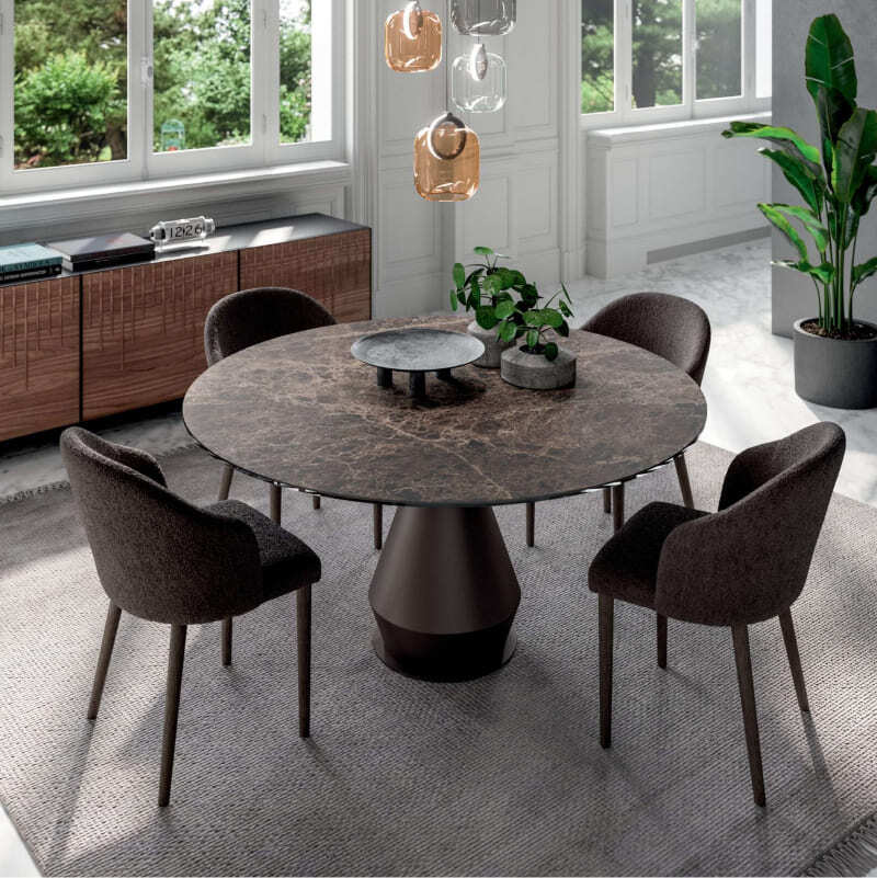 Ozzio Lycos Fisso Dining Table Italian Design Interiors