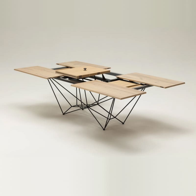 Ozzio Fil8 Extendable Dining Table Italian Design Interiors