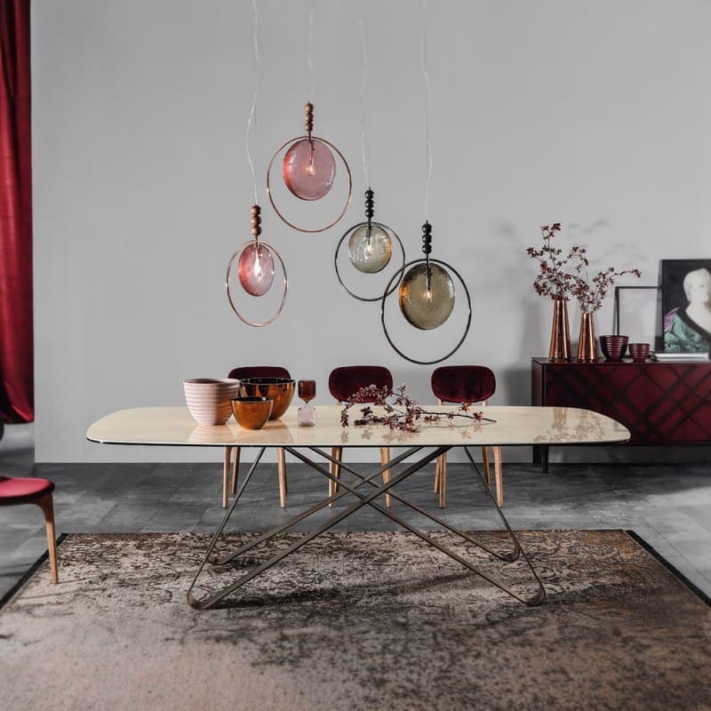 Tonin Casa Status Dining Table Italian Design Interiors