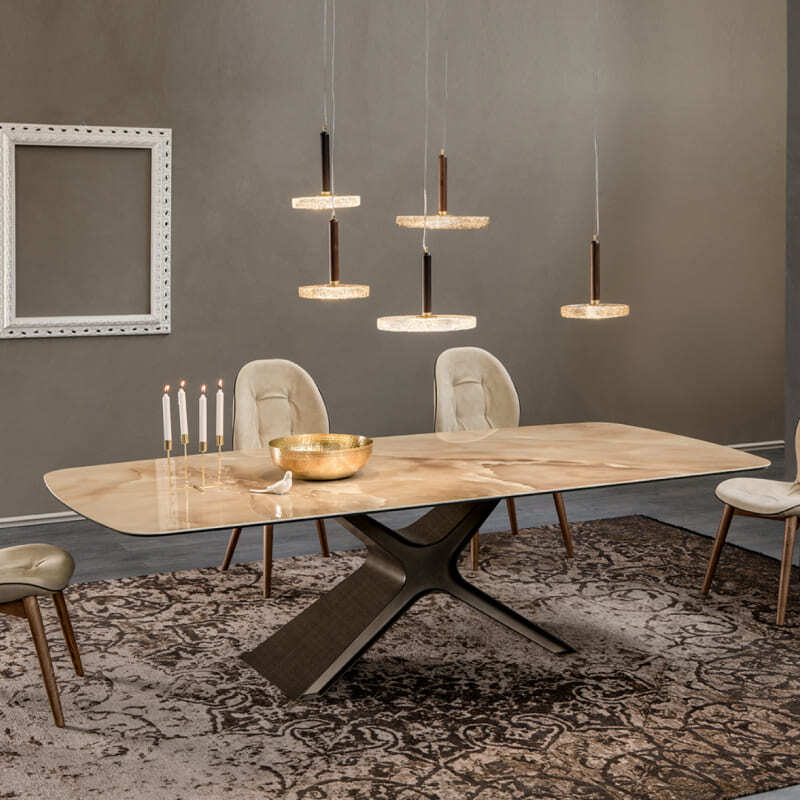 Tonin Casa Calliope XXL Dining Table Italian Design Interiors