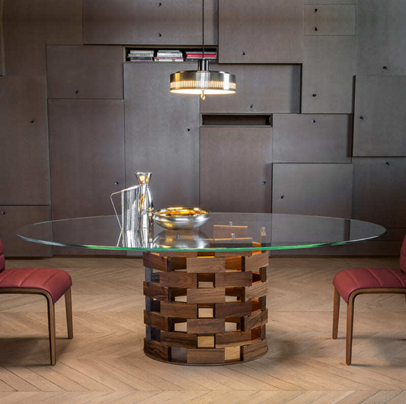Tonin Casa Colosseo Dining Table Italian Design Interiors