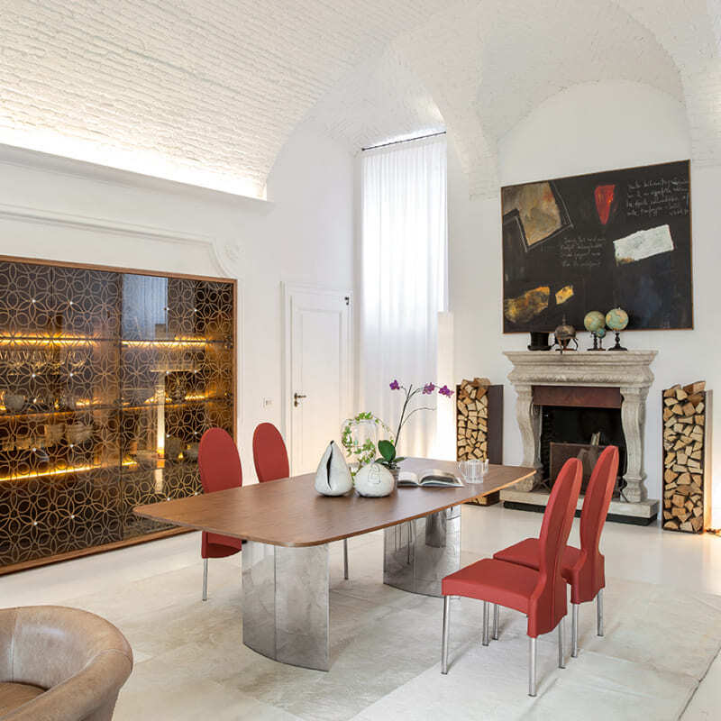 Tonin Casa Manhattan Dining Table Italian Design Interiors