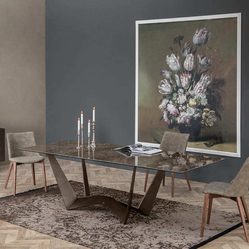 Tonin Casa Reverse Dining Table Italian Design Interiors