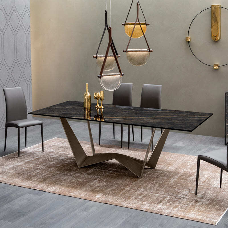 Tonin Casa Reverse Dining Table Italian Design Interiors