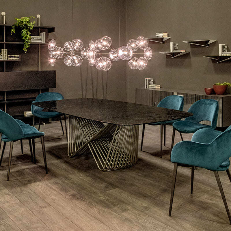 Tonin Casa Tenso Dining Table Italian Design Interiors