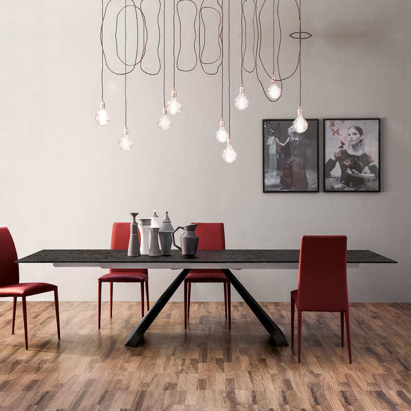 Tonin Casa Ventaglio Dining Table Italian Design Interiors