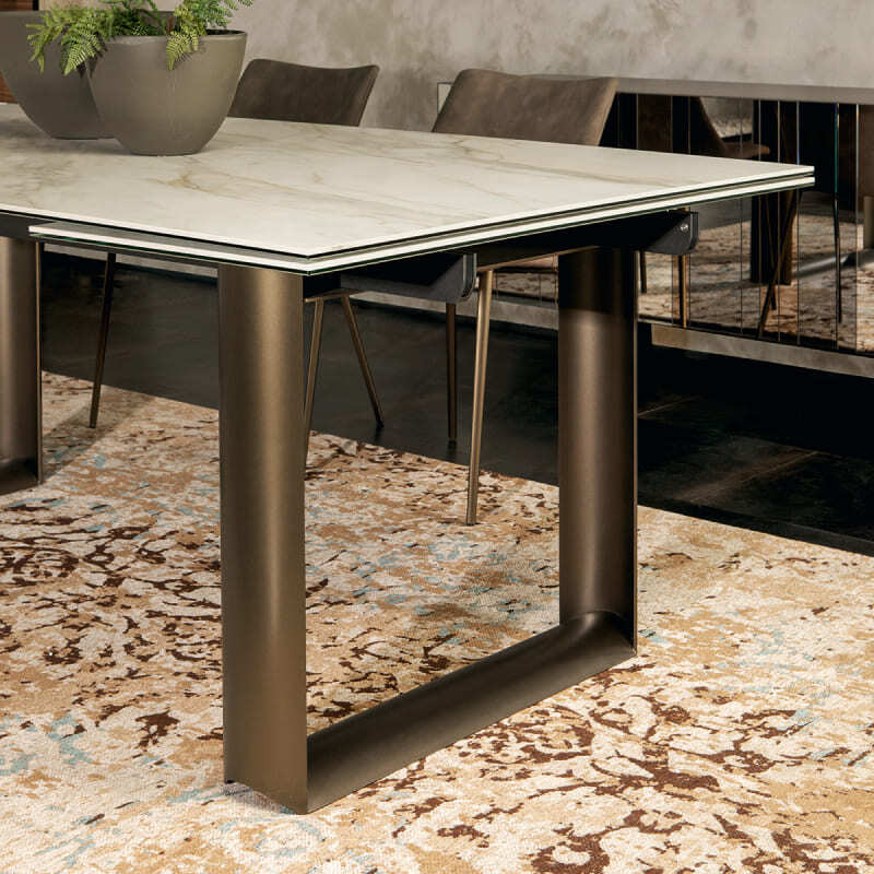 Tonin Casa Cube Extendable Dining Table Italian Design Interiors