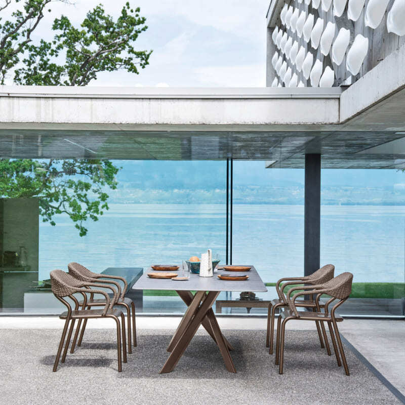 Varaschin System Star Outdoor Dining Table Italian Design Interiors