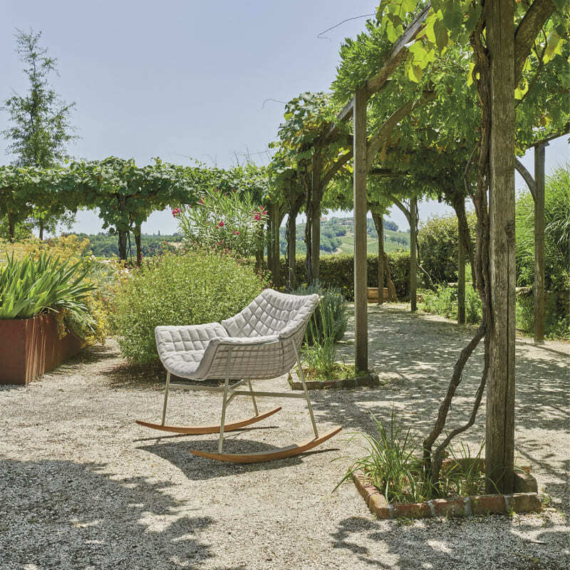 Varaschin Summer Set Rocking Outdoor Armchair Italian Design Interiors