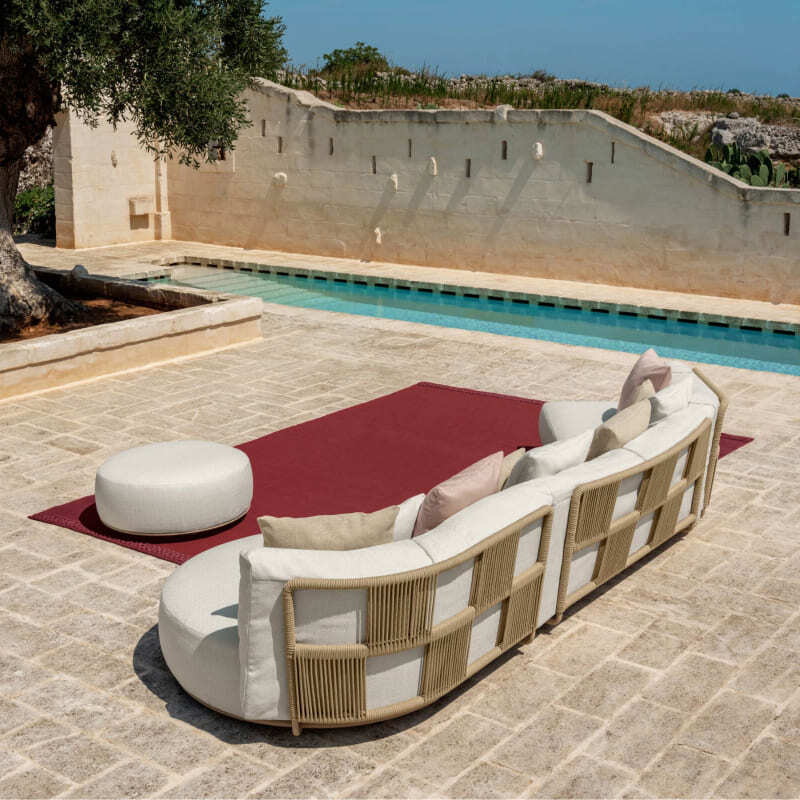 Talenti Scacco Outdoor Modular Sofa Italian Design Interiors